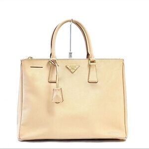 Prada Beige Leather Satchel